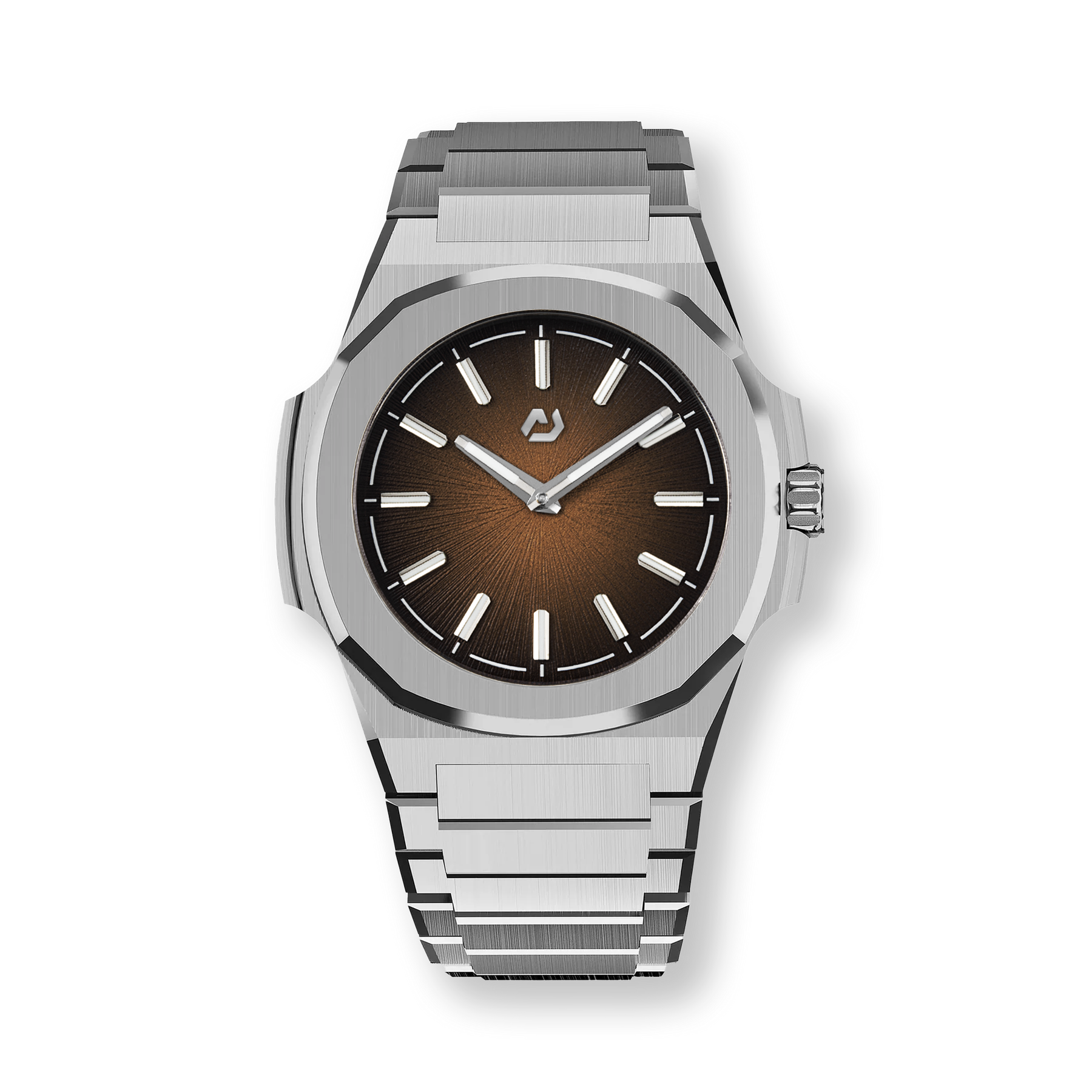 MT Espresso Dial Steel Watch with Arabic markers